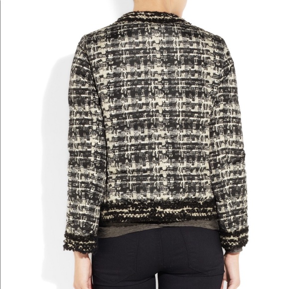 Giambattista Valli boucle tweed-print down jacket - Picture 9 of 10